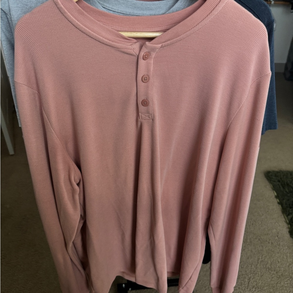Pink Long Sleeve Shirt